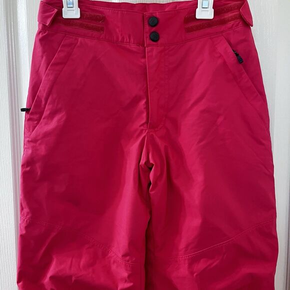 Columbia Omni-Tech Bugaboo Snow Pants Waterproof Insulated Pink Girls Size 10-12 - Picture 6 of 16